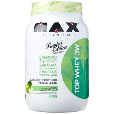 Imagem de Top Whey 3W Maça Verde, Max Titanium, 900g