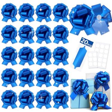 Imagem de Grande laço de presente laço laço puxar laços para presente Warpping Natal urdidura arco festa aniversário casamento laços organza bicicletas caixas de aniversário decorações flores dia dos namorados