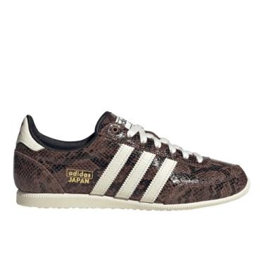 Imagem de adidas Tênis feminino Prebrn/Crewht/Cblack Japão W Preloved brownCream Branco/Core Black 11 EUA, Multi, 7.5 Wide
