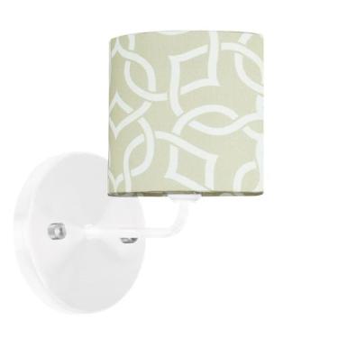 Imagem de Arandela Branca De Cupula Cilíndrica Elos Bege - MARRYLUZ