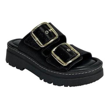 Imagem de Tamanco Piccadilly Maxi Wide Fit 249001 Preto-Feminino