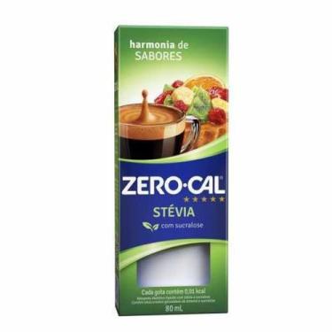 Imagem de Adoçante Líquido Stévia com Sucralose Contém 0,01kcal 80ml - Zero-Cal