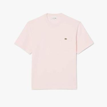 Imagem de Camiseta Lacoste de Algodão com Bolso de Peito Masculina-Masculino