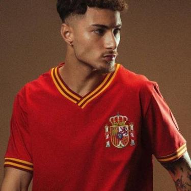 Imagem de Camisa Espanha Retrô nº 10 Masculina-Masculino