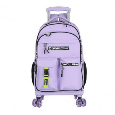 Imagem de Mochila Com Rodas Up4you Roxo - único Roxo