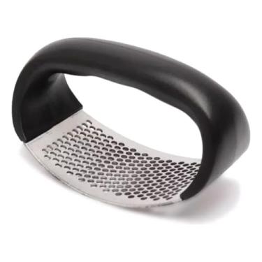 Imagem de Espremedor Amassador de Alho em Aço Inoxidável, Prensa Manual com Design Ergonômico, 11cm