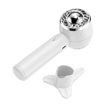 Imagem de Ventilador portátil com base Bateria de 2000mAh 3 elétrico pessoal recarregável via USB baixo ruído para viagens acampamentos escritório lar