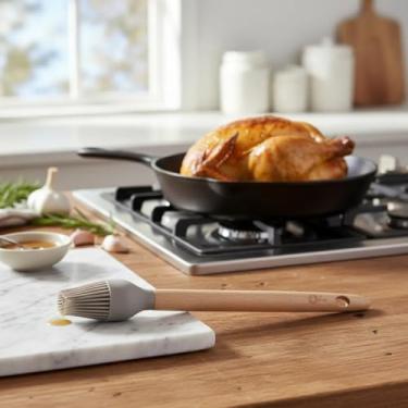 Imagem de Pincel de Silicone Cabo Madeira 25,5cm - Oxford