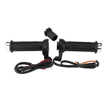 Imagem de Estink Manoplas Aquecidas para Moto, Manoplas Elétricas Aquecidas Universais de 22mm para Guidão, 3 Níveis de Temperatura Ajustável, Design Antiderrapante Com Manga Antisseparação