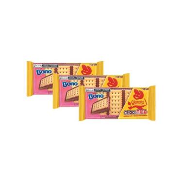 Imagem de Kit 3 Chocolate ChocoTrio Garoto Bono 90g