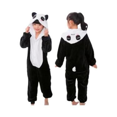 Imagem de Conjunto De Pijamas Kigurumi Unissex Para Crianças, Unicórnio Panda, M