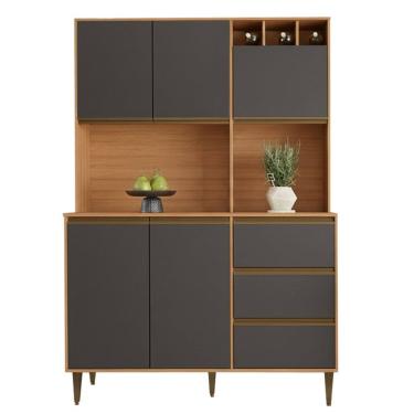 Imagem de Armário De Cozinha Completa 5 Portas 3 Gavetas Itália