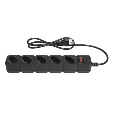 Imagem de Filtro de Linha 5 Tomadas EPE 205+ Preto 4824203 Intelbras