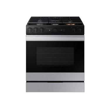 Imagem de Fogão de Piso Samsung de 05 Bocas Serie 7 com Câmera e Air Fry Inox - NSG6DG87