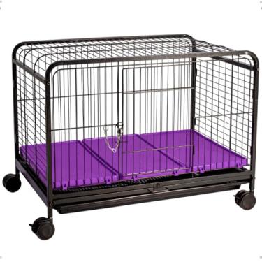 Imagem de Leva Pet Grande Premium com Rodinhas para Coelho, Porquinho da Índia e Chinchila Gaiola