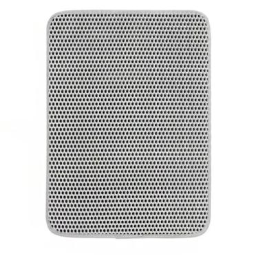 Imagem de Tapete Higiênico EVA Coletor De Areia Para Gatos Diversos Tamanhos - Cores Preto e Cinza(Cinza,38 * 61cm)