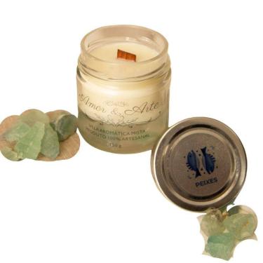 Imagem de Vela Aromática Artesanal Premium Linha Zodíaco 150G
