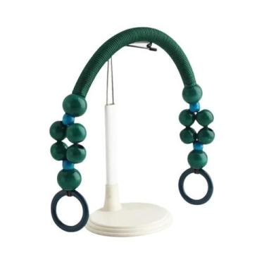 Imagem de Alças De Bolsa De Madeira Com Contas De 19 Polegadas, 10 Cores, Alças 