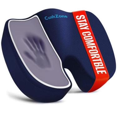 Imagem de Almofada de assento CushZone para alívio da ciática e dores nas costas