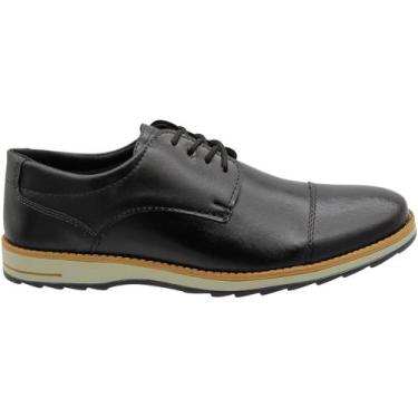Imagem de Sapato Casual Mais Leve Esporte Fino Masculino, Preto, 39
