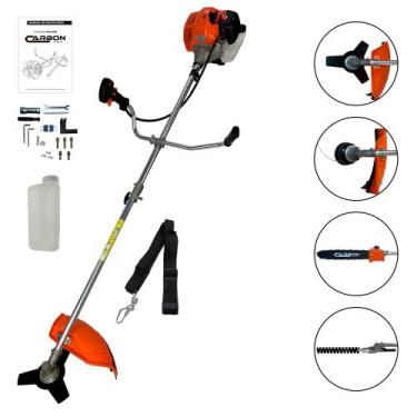 Imagem de Roçadeira a Gasolina Profissional 52cc 2,5HP com Ponteira Motopoda de 