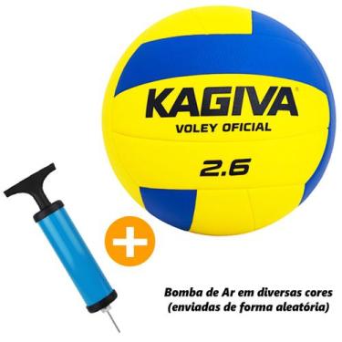 Imagem de Kit Bola Bomba de Ar Campo Futsal Volei Society Jogo Esporte - - Toppe