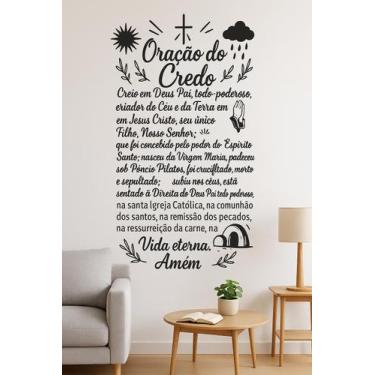 Imagem de Adesivo De Parede Credo Oração Em Decorativo Religioso - Gaudesivos