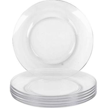 Imagem de Conjunto de 6 Pratos de Vidro Raso 23cm Astral Duralex