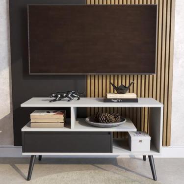 Imagem de Rack Aparador Estante para Tv 55 Polegadas 50cmx90cm com Porta Nicho P