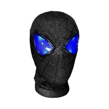 Imagem de Máscara De Cosplay Miles Morales Homem-Aranha Com Olhos Móveis, Máscar