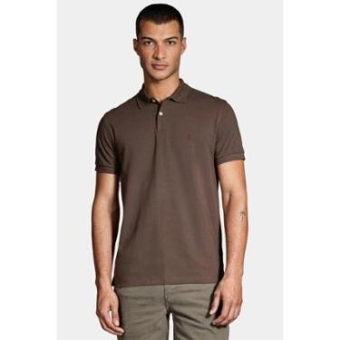 Imagem de Polo Básica Piquet Verde Militar-Masculino