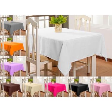 Imagem de Toalha De Mesa Oxford Tecido Grosso Retangular 4 Lugares - FF Enxovais