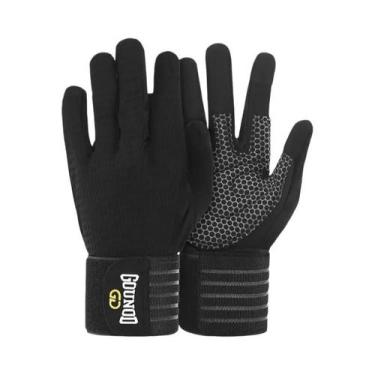 Imagem de Luvas De Fitness Respiráveis De Dedo Inteiro (2 Peças) Com Munhequeira