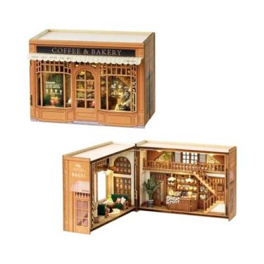 Imagem de Kit De Casa De Bonecas Mini DIY, Conjunto De Quebra-Cabeça 3D, Decoraç