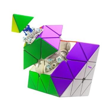 Imagem de Cubo Antiestresse Octaédrico Não Magnético Galaxy Cluster Com Ajuste D