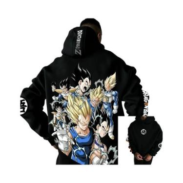 Imagem de Hoodie Unissex Dragon Ball Z, Moletom De Algodão Com Estampa De Goku E