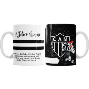 Imagem de Caneca Hino Atlético Mineiro 325ml Personalizada com Nome - ABRAKADABR