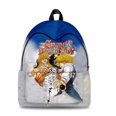 Imagem de Mochila Seven Deadly Sins Meliodas Cartoon Kids School - Yiweisai