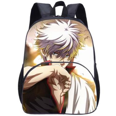 Imagem de Mochila escolar Gintamas Silver Soul para crianças - yiweisai