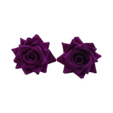 Imagem de Rosas Vermelhas Flores Artificiais 510PCS Decoração De Casamento E Cas