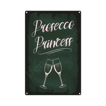 Imagem de Placa De Metal Vintage Prosecco: Decoração Para Pub E Bar, Arte De Par
