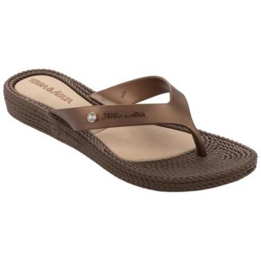 Imagem de Chinelo Anatômico Feminino Terra e Agua 210012 - Terra E Água, 35, Bro