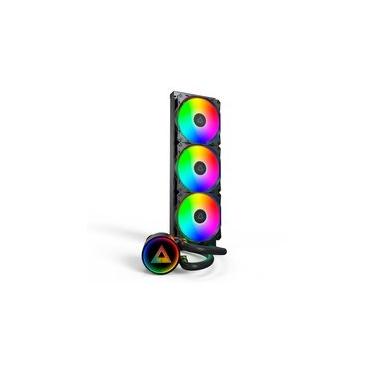 Imagem de Water Cooler Montech LightFlow, ARGB, 360mm, AMD e Intel, Preto - LGTF360BK
