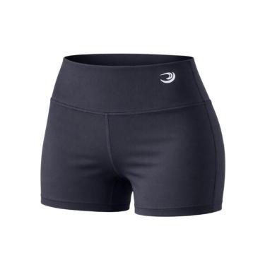Imagem de Shorts Curto Preto Treino Academia Poliamida Yoga Pilates Corrida-Feminino
