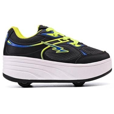 Imagem de Tênis Infantil Unissex Patins 4 Rodinhas Desmontáveis Conforto-Unissex