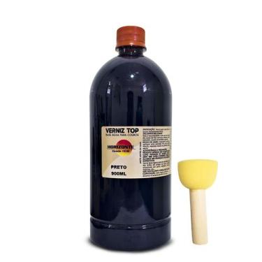 Imagem de graxa para sapato botas verniz top horizonte 900ML e esponja - GRUPO G
