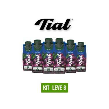 Imagem de Suco Tial 100% Uva 250Ml - Kit 6 Unidades