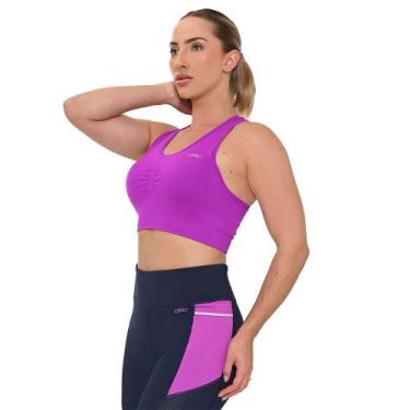 Imagem de Top Knit Olympikus Feminino, Roxo, P