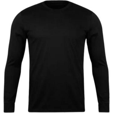 Imagem de Camiseta Segunda Pele Masculina Tecido Flanelado Manga Longa - Hangar,