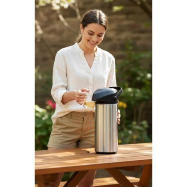 Imagem de Garrafa Térmica Inox 1L: Café, Tereré e Chimas Gelados - Congratulatio